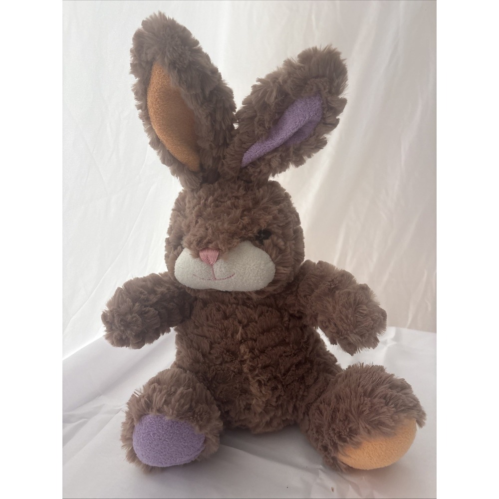 Animal Adventure Brown Bunny Rabbit Plush 2016 Pastel Easter Stuffed Animal 15in